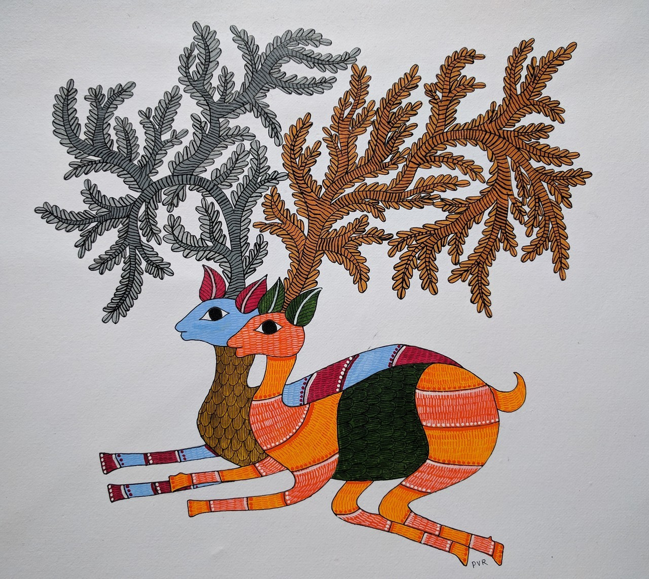 1530774372950_Gond_Painting_-_Deer__52474.1530856925.jpg